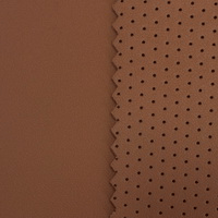 мебельная ткань Экокожа NAPPA (auto-microfiber) Nappa 2187 красно-коричневый-perfo