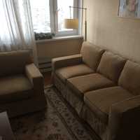 пример перетяжки диван и кресла