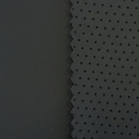 мебельная ткань Экокожа NAPPA (auto-microfiber) Nappa 2101 черный-perfo