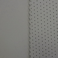 мебельная ткань Экокожа NAPPA (auto-microfiber) Nappa 2134 светло-серый-perfo