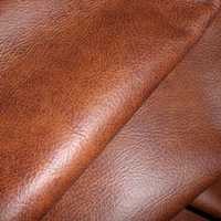 мебельная ткань Натуральная кожа Old Cognak